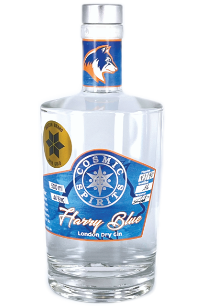 Harry Blue London Dry Gin (Gold prämiert)