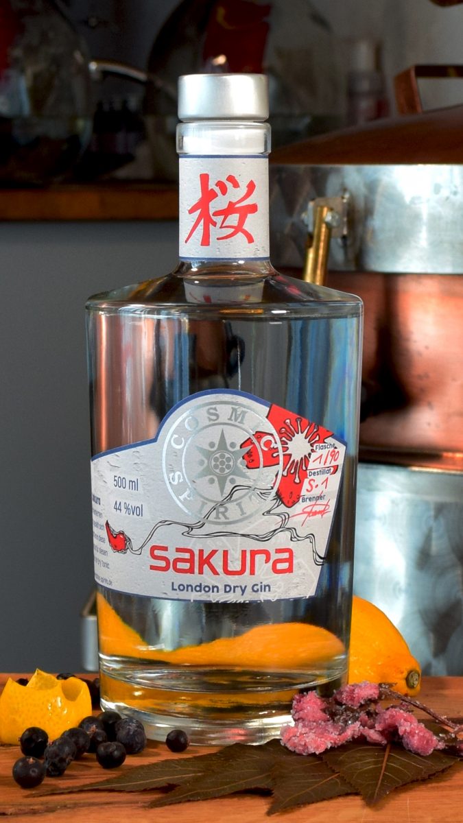 Sakura London Dry Gin (Gold prämiert)