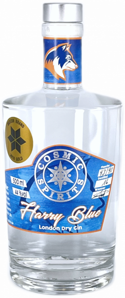 Harry Blue London Dry Gin (Gold prämiert)